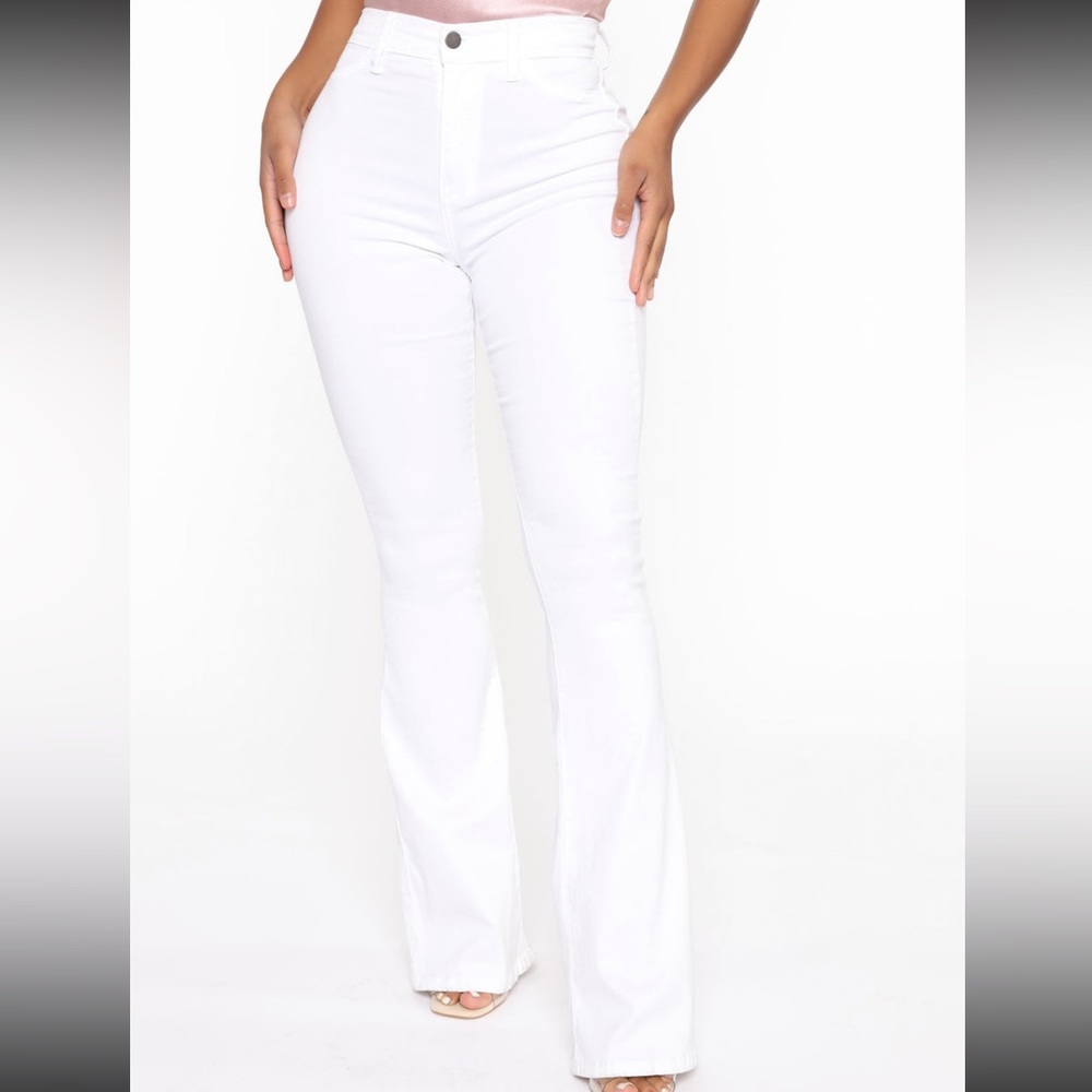 Fashion Nova Deep In My Soul Flare Jeans NWOT